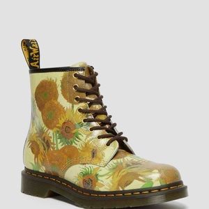 DR MARTENS 1460 THE NATIONAL GALLERY VAN GOGH LACE UP BOOTS